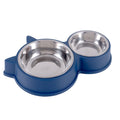 Double Anti-Spill Pet Bowl with Automatic Water Dispenser for Dogs and Cats
